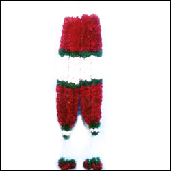 Red &white carnations petal Garlands - Click here to View more details about this Product